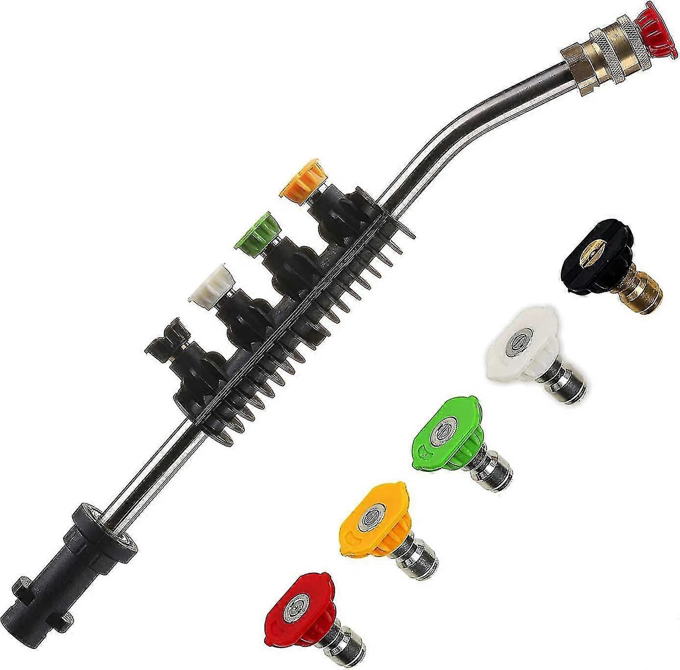 High Pressure Nozzle For Karcher 280bar Power Lance With 5 Replacement Nozzles Compatible With Karcher K Series K2/k3/k4/k5/k6/k7, High Pressure Clean