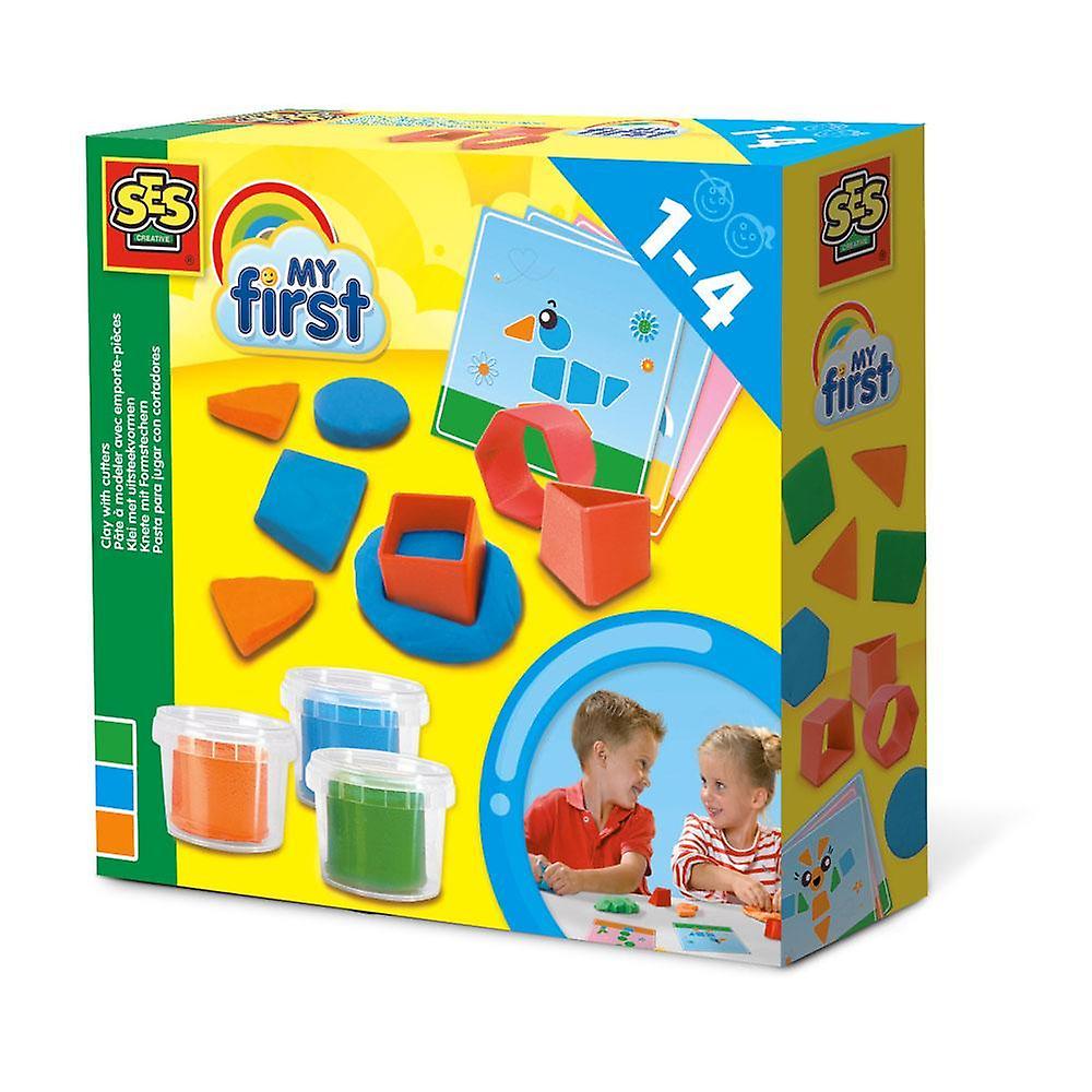 SES Creative Children's My First Modelling Dough with Cutters Set