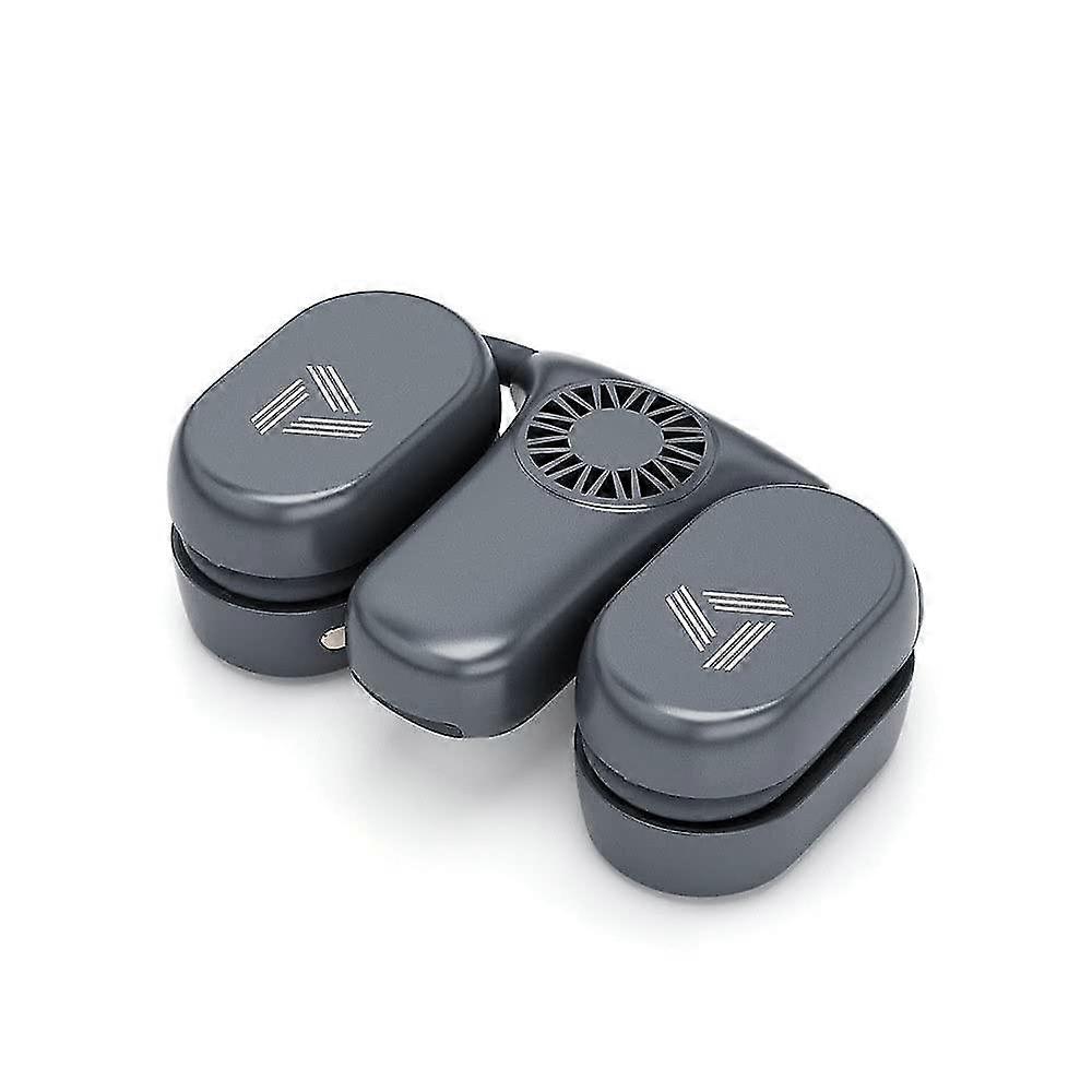 Portable Foldable Bladeless Neck Fans (black)