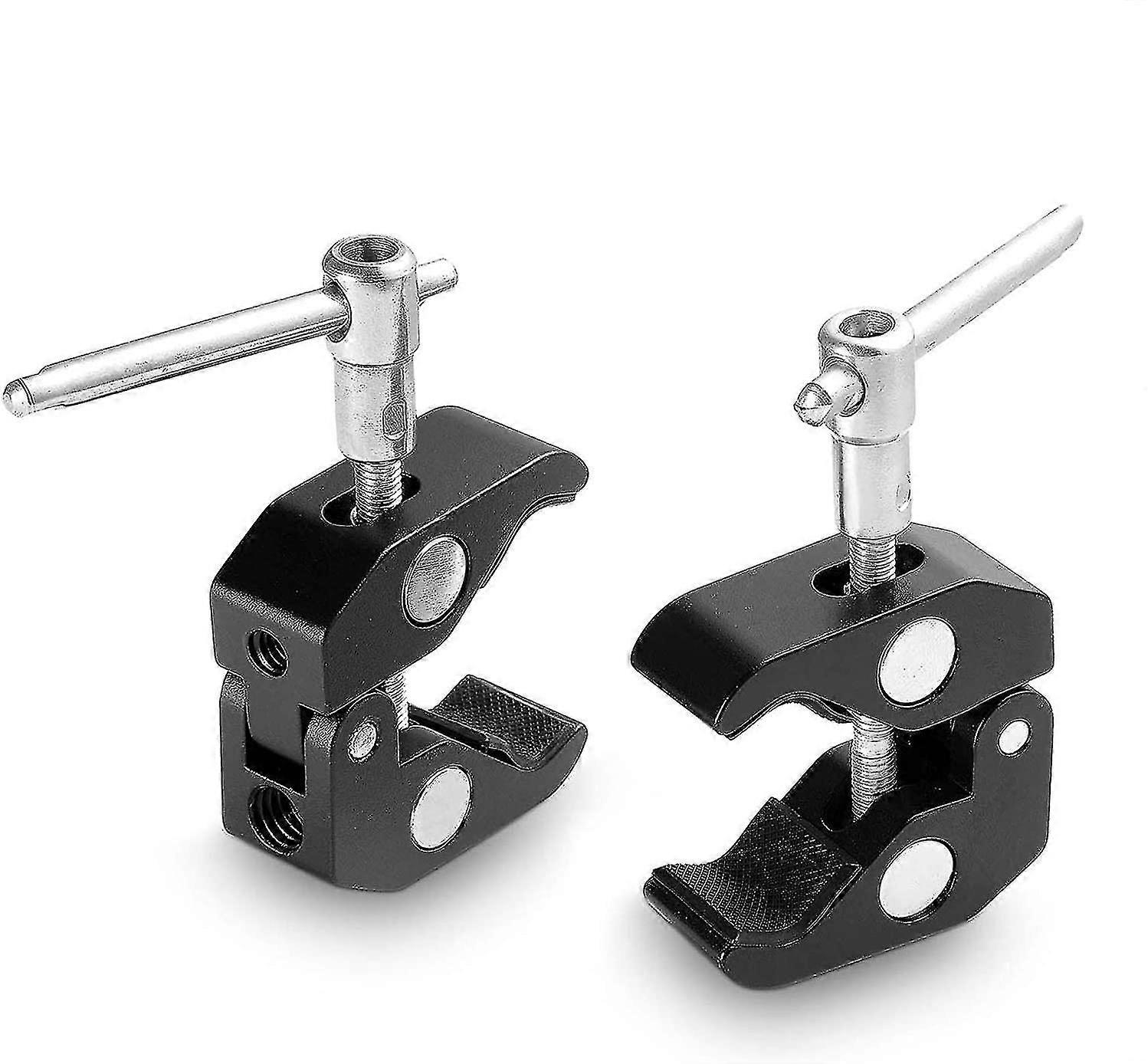 Super Clamp Pack Of 2 For Tripod Legs, Camera Monitor, Led Light
