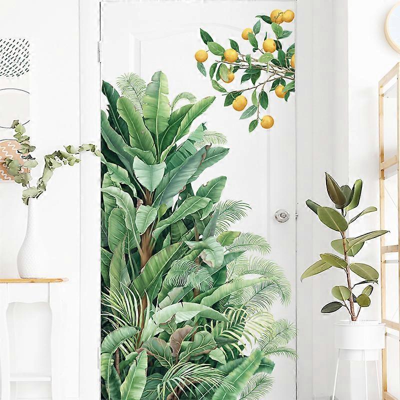 Palm Tree Leaves Wall Decals Tropical Green