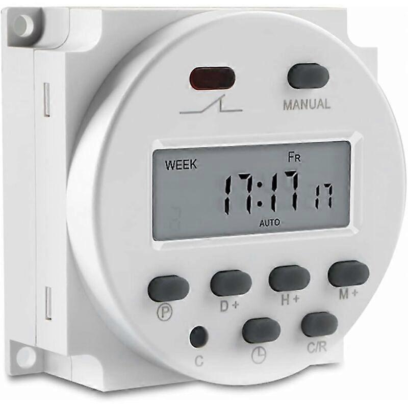 CN101A DC 12V Programmable Digital LCD Timer LCD Display Digital LCD Power Supply Weekly Timer Relay Control