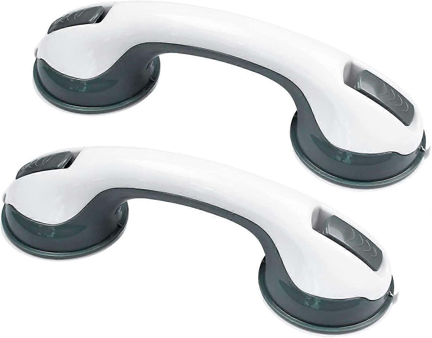 2x No Drilling Plastic Movable Shower Grab Bars