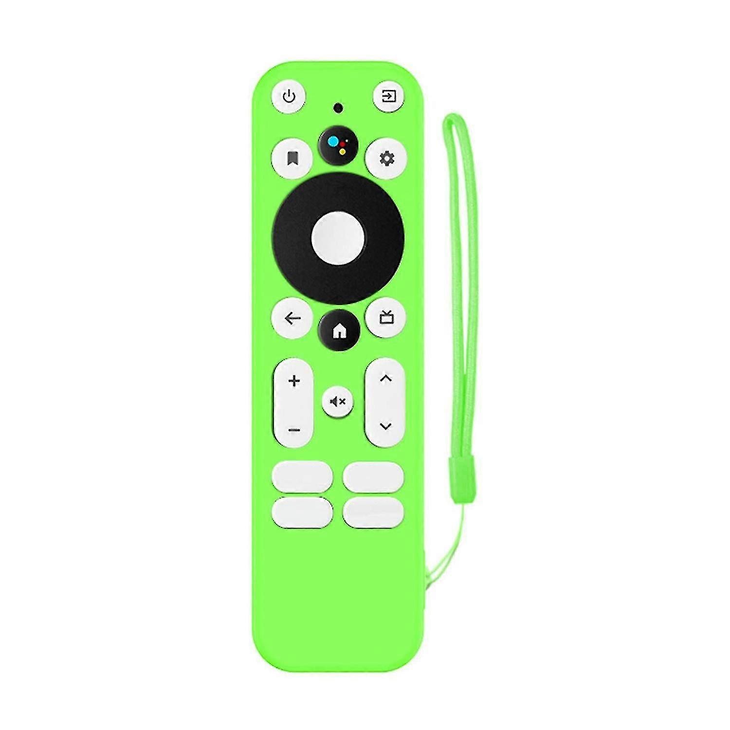 Remote Controller Cover Compatible with Onnandroid Tv 4k Uhd Remote Silicone Compatible with Case Shockp-Q