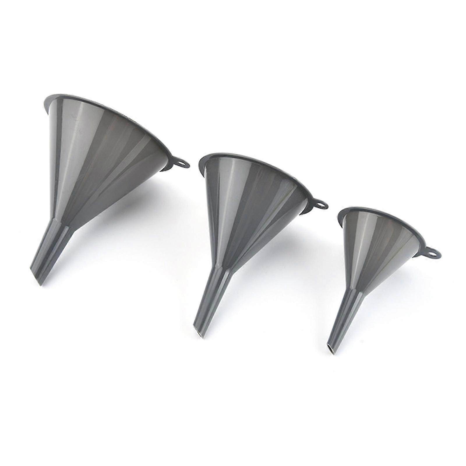 3 stykker Små trakter Kjøkkentrakter Flasketrakt Oljetrakt Pp Materiale