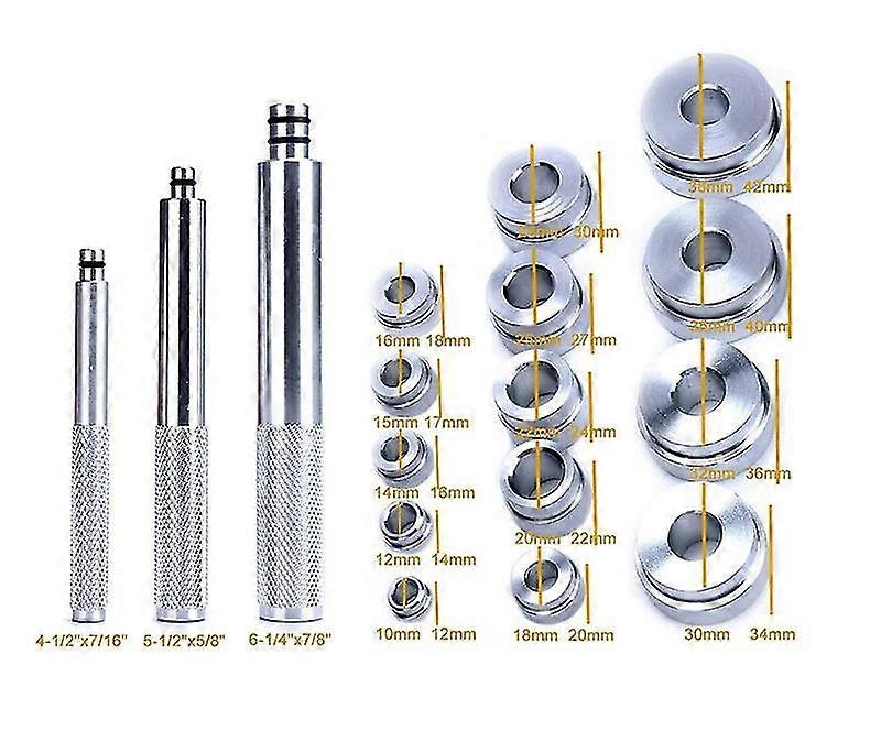 17pcs Wheel Bearing Tool Kit Pressure Element Bearing Puller Tool For Assembly And Reconditioning