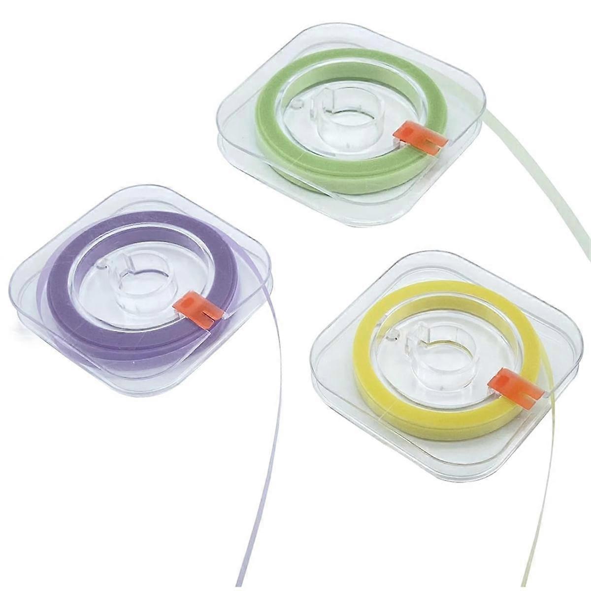 3-Pack Dental Polishing Strips Set, Teeth Grinding Sanding Tools, 4mm Width, 20m/30m/50m Tooth P