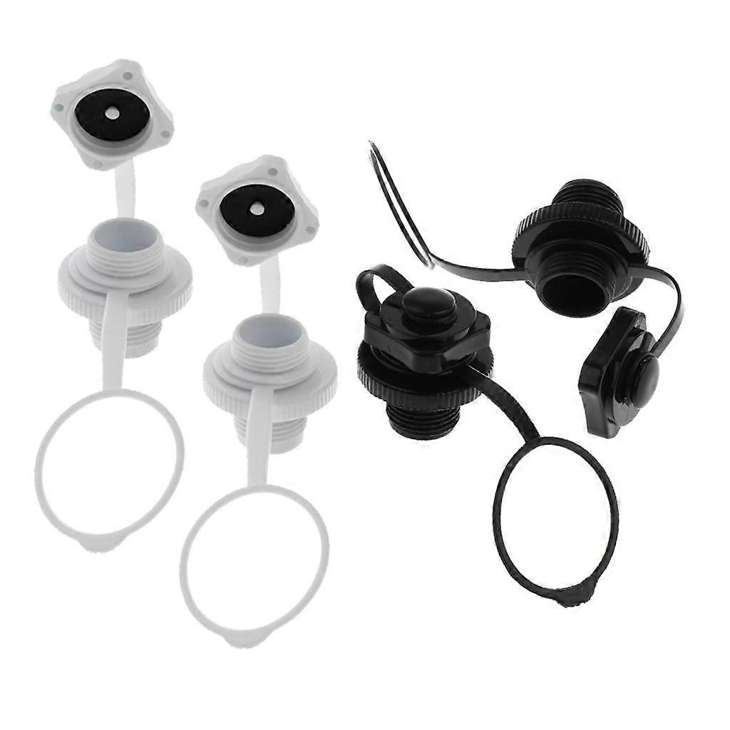 4x   Universal   Air   Valve   Caps   Screw   In   For   Inflatable   Boat