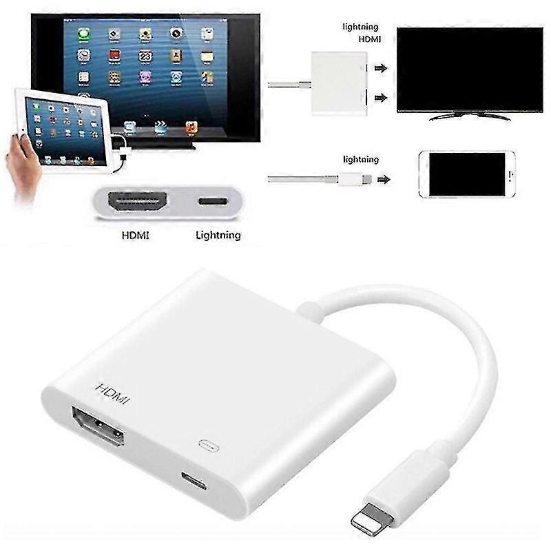 Lightning Digital Av Adapter 8pin Lightning To Hdmi Cable For Iphone 8 7 X Ipad