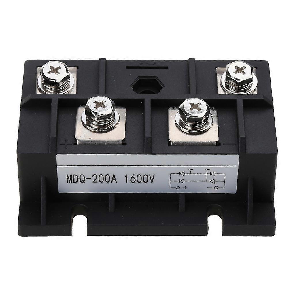 MDQ Series Single Phase Bridge Modules MDQ200A 200A Amp 1600V 1-Phase Diode Rectifier Radiator Copper Base