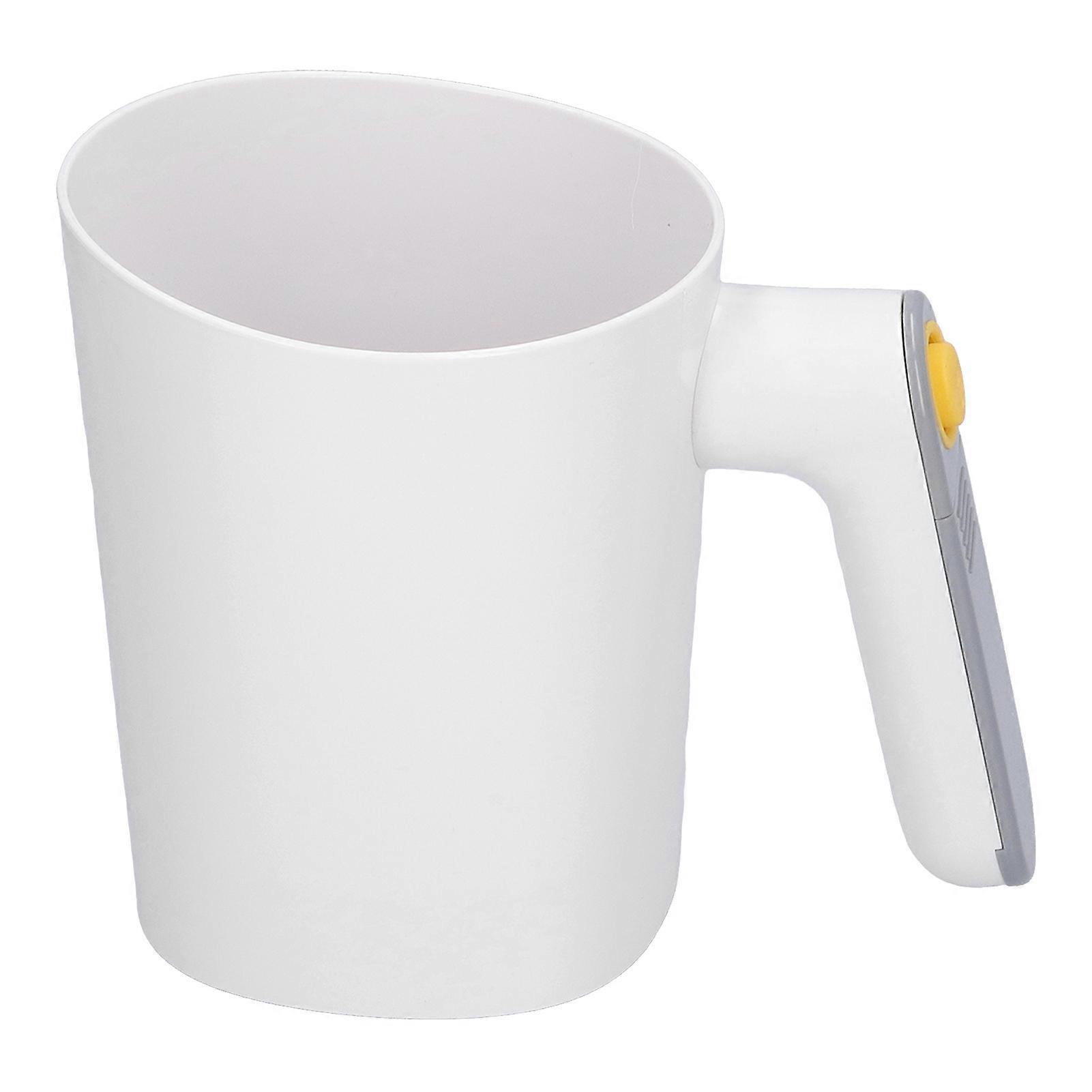 Flour Sieve 2 Using Modes Handheld Electric Cup Shape White Powder Sieve for Home Baking Flour Icing Sugar