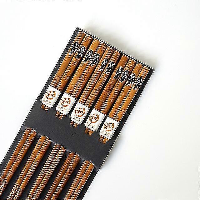 5 paar bamboe ecologische eetstokjes