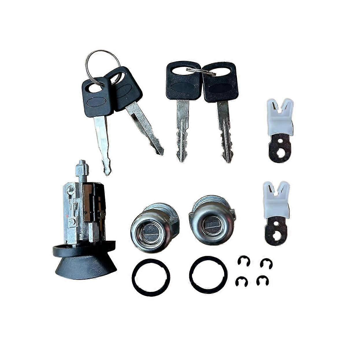 Ignition Switch Lock Cylinder W/2 Door Lock With 2 Keys 7012802 For Excursion Ls17041