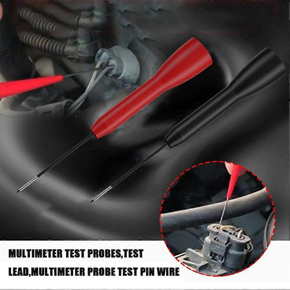 10A 600V Car Tip Probes Diagnostic Tools Auto Multimeter Tip Leads Back Mechanical Piercing Test Needle Tools Extention Pro G0F5