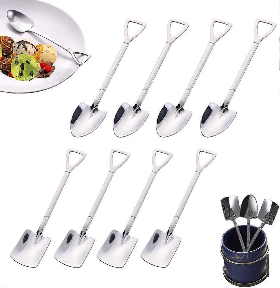 Rustfritt stål latte kaffe scoop, kaffe scoop, iskrem scoop, dessert scoop -4