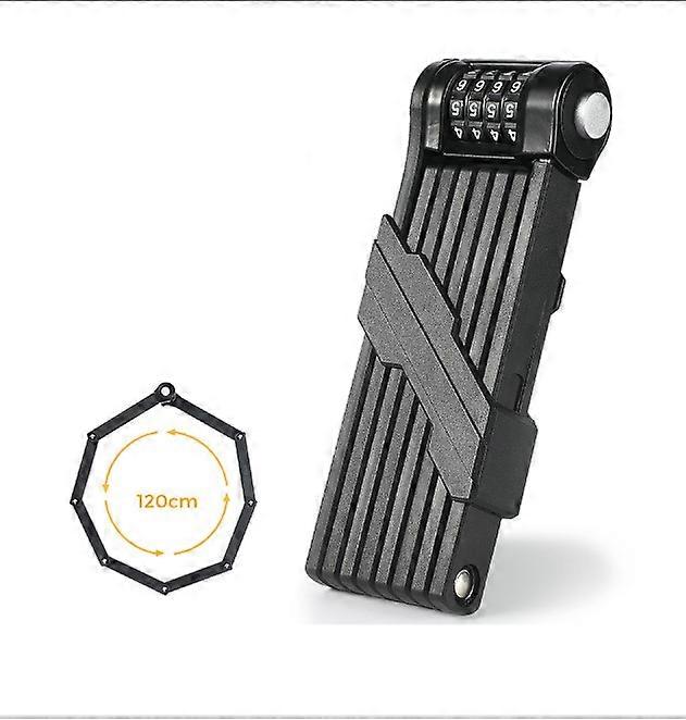 Bicycle Password Lock Folding Lock Anti-Theft Bicycle Chain Lock Riding Equipment
