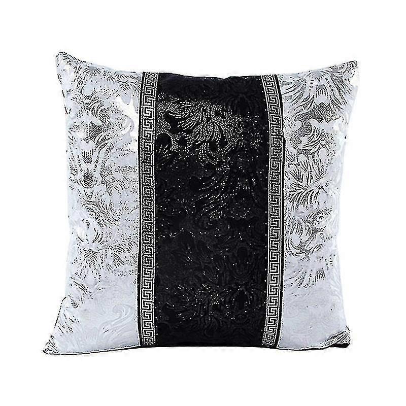 غطاء وسادة فضي غطاء أريكة ديكور Zekai