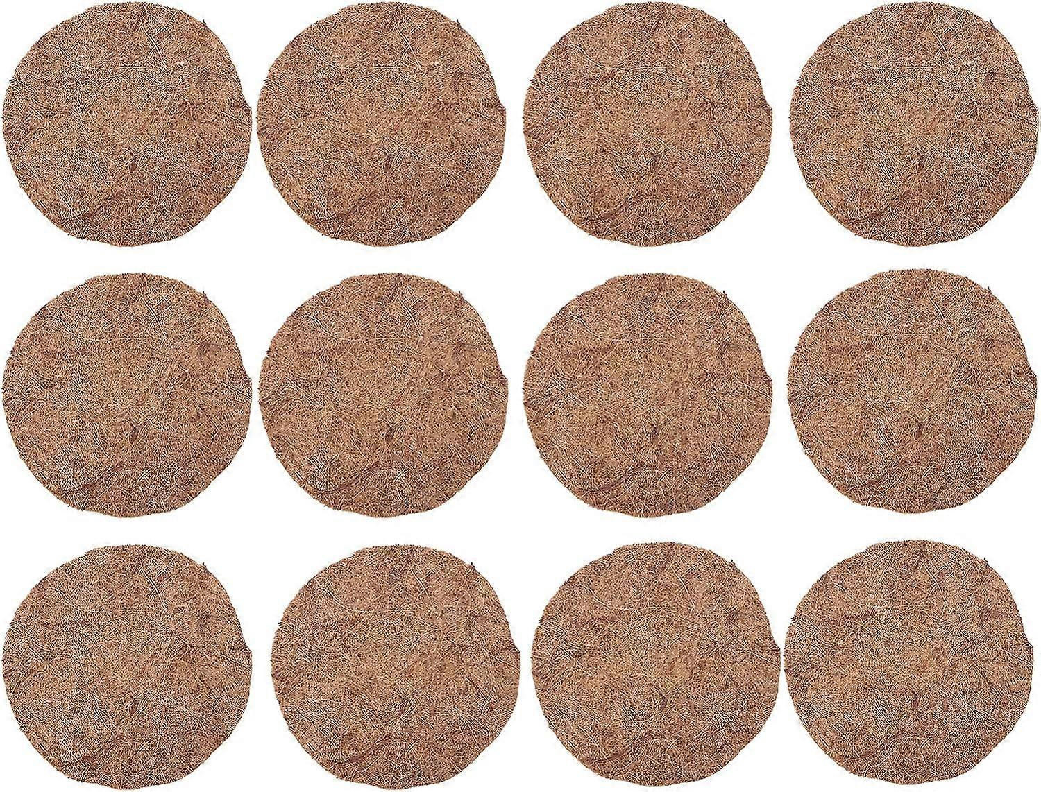 Nesting Pads- 12Pcs Bird Nesting Materials Fiber Substrate Bird Nest Pigeon Breeding Eggs Mat for Pigeon Nest