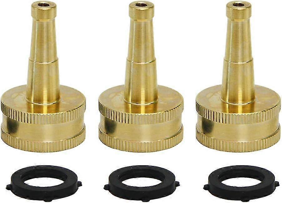 Solid Brass Jet Sweeper Jet Nozzle, 3 Pack