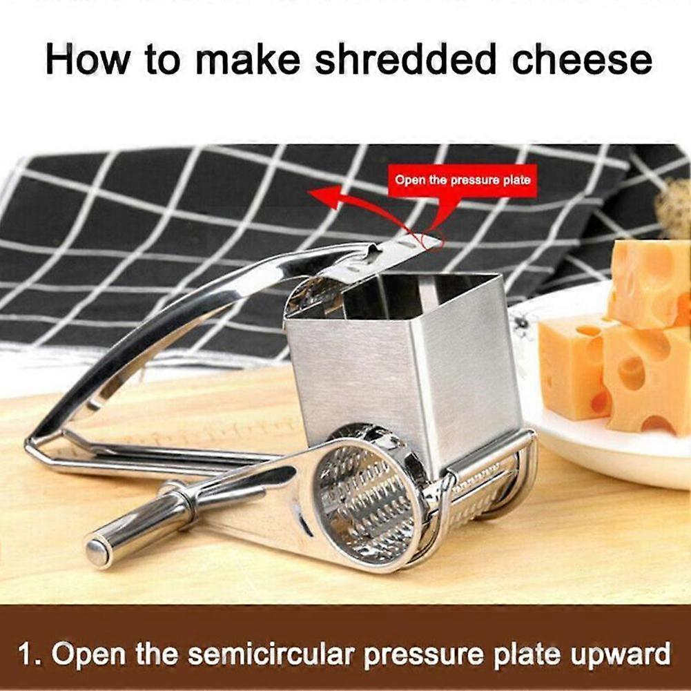 4 In 1 Hand-cranked Multi-function Steel Shredder Ginger Accessory Manual Kitchen Creative J7E0