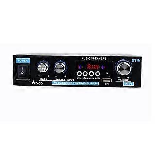 800W 2-Channel Bluetooth Mini HiFi Stereo Amplifier - FM Radio, USB-C, Home/Car Audio 5 thumbnail image