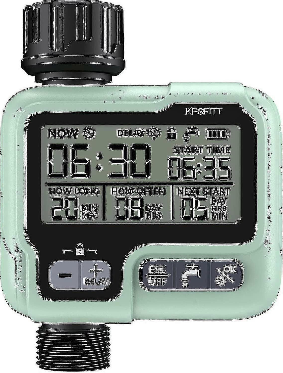 Garden Sprinkler Timer,water Timer Programmable Outdoor Hose Timer With Rain Delay/auto/manual 3 Mod