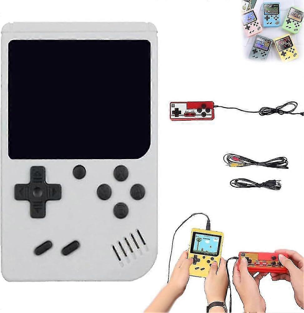 Tiny Tendo 400 Games, Retro Video Game Console Handheld, tinytendo - 400 Games In 1 apparaat, Gametendo - Meer dan 400 nostalgische games, ondersteuning voor 2 spelers Pla