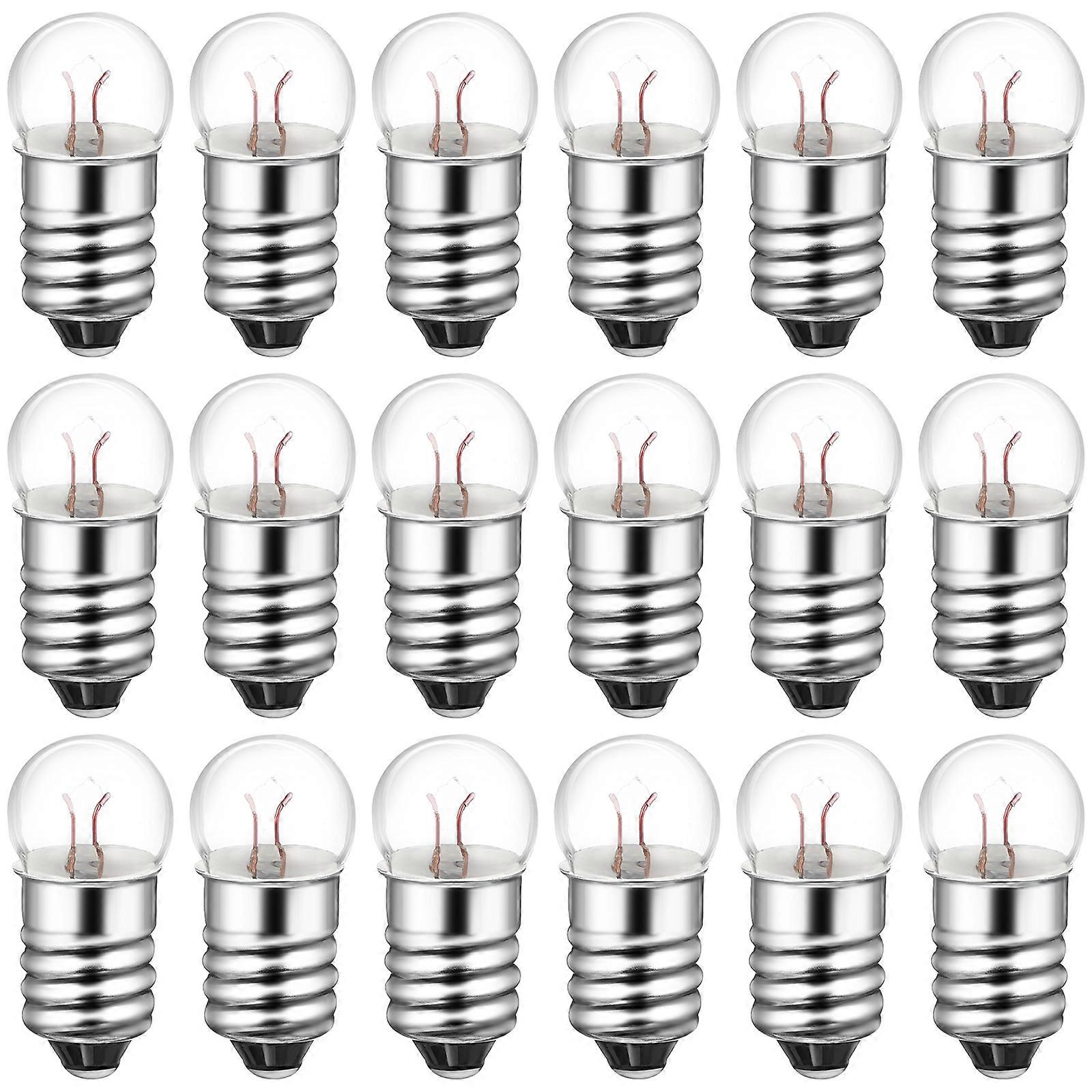 50pcs Small Light Bulbs Electrical Experiment Bulb Flashlight Light Bulb 1.5V