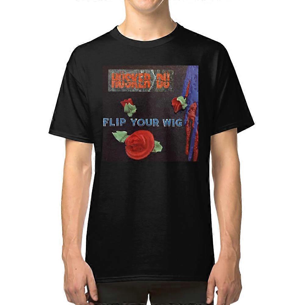 Husker Du Flip yr Wig T-shirt