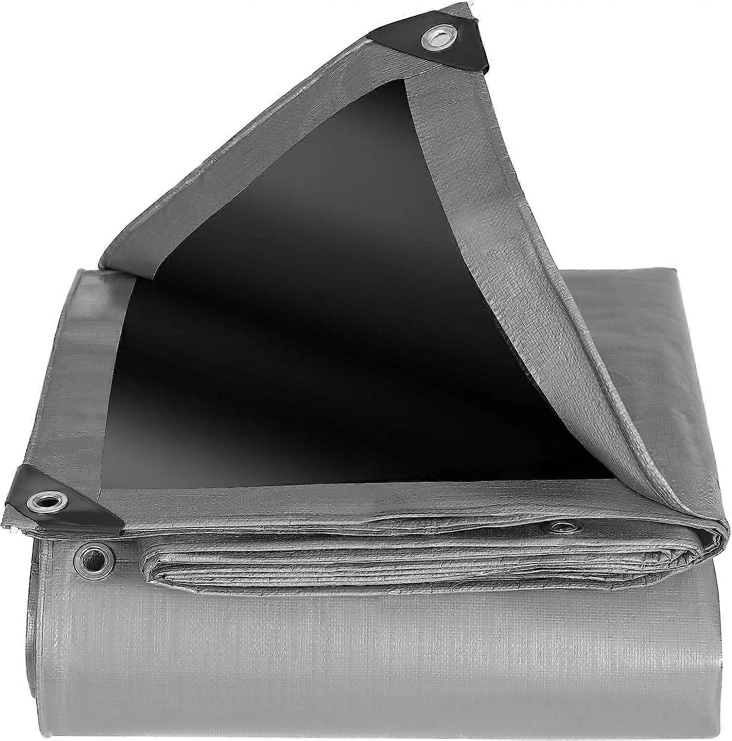 Bâche de protection avec oeillets, 3x6 m Bâche industrielle, 160 g/m PE, imperméable, résistante à la déchirure, aux UV et aux intempéries, bâche polyvalente pour