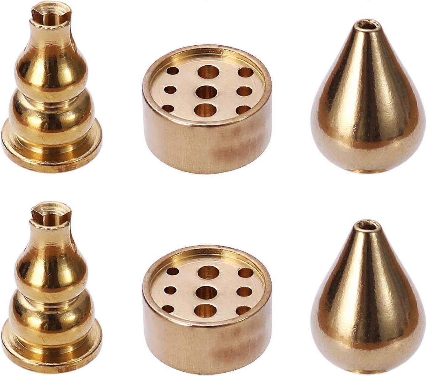 Füstölőtartó, tekercses füstölő, füstölőkúp-égő, 6 db