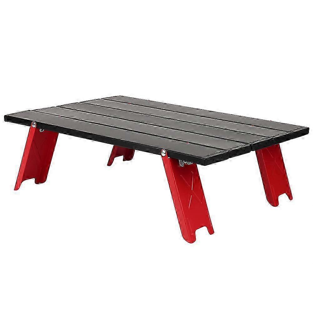 Lightweight Folding Mini Aluminum Alloy Picnic Table for Camping BBQ and Outdoor Activities