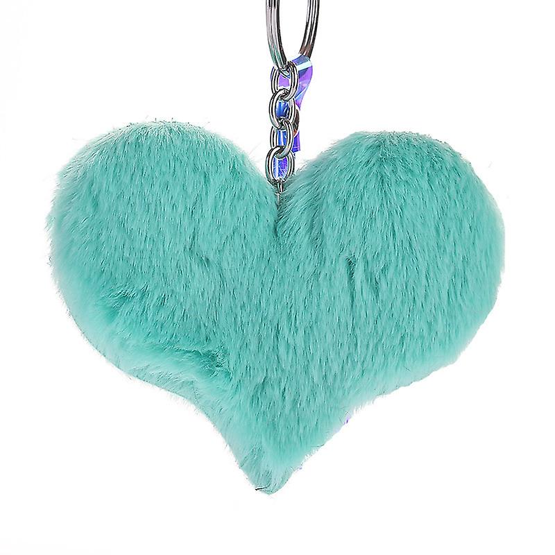 Plush Heart-cuddly Pendant Couple Key Chain