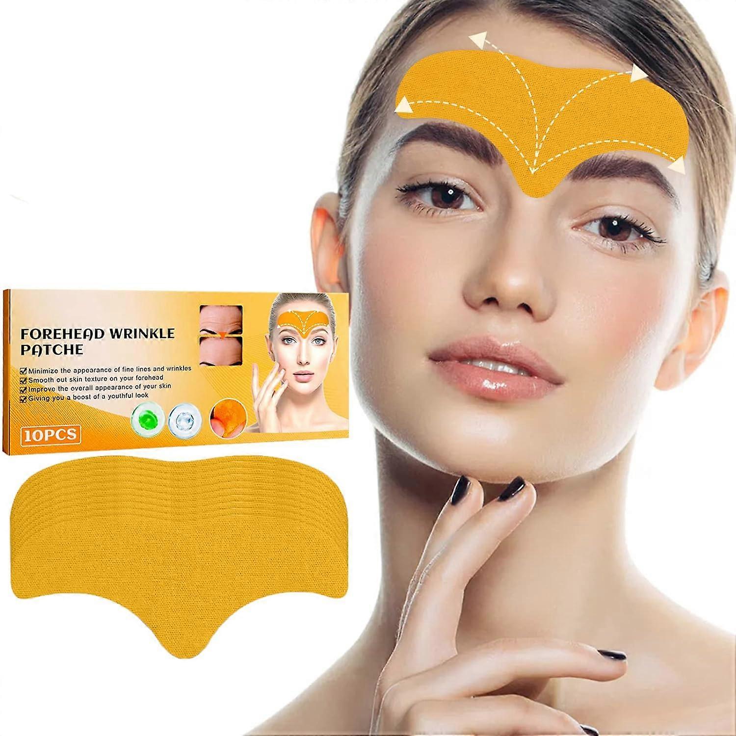 Forehead Wrinkle Patches, Face Wrinkle Patches, Facial Wrinkle Remover Tape, Forehead Wrinkles Treatment with Hydrolyzed Collagen