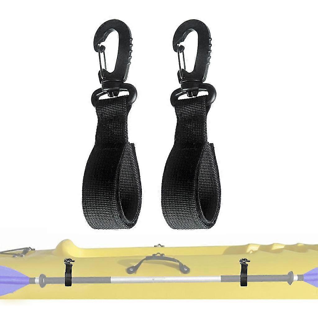 2pcs Kayak Paddle Keeper Holder Clip Porte-canne à Pêche Tenir Une