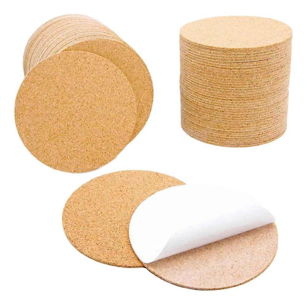 50x brettfliser av kork runde underlag