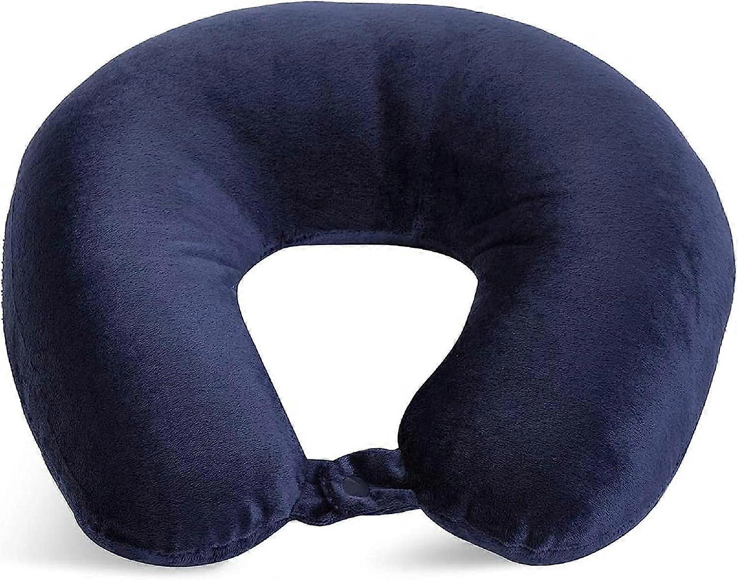 Feather Soft Microfiber Neck Pillow, Neck Pillow Airplane Travel Přenosný polštář Lunch Break Spaní