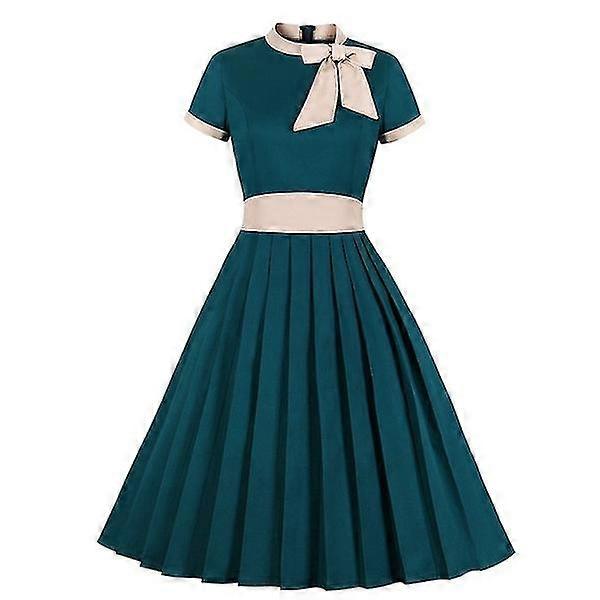 Women's Patchwork Vintage Dress