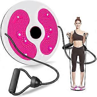 Waist Twist Disc  Waist Slimming Balance Rotating Disc Multi-functional Twist Board Exercise With Massage Foot Sole- Home Fitness Gym Equipment