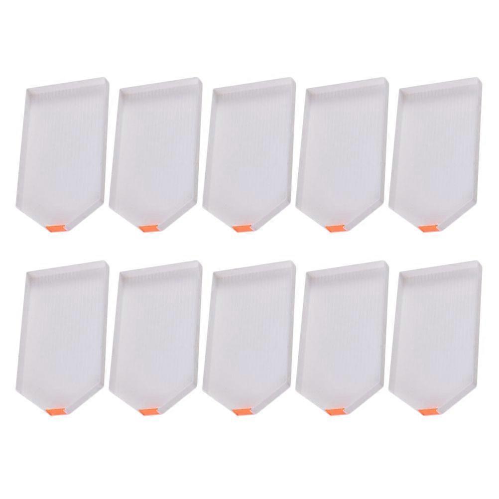 10 Pcs Manicure Tools Diamond Cross Tool DIY Tools Plastic Diamond Plate Tray Tools Bead Sorting Trays