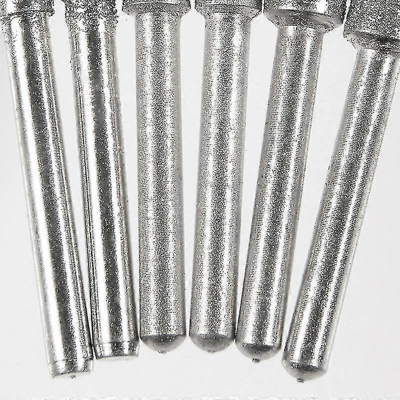 5 Pieces Diamond Coated Cylindrical Burr Chainsaws Sharpener Stone File Chainsaws Sharpening