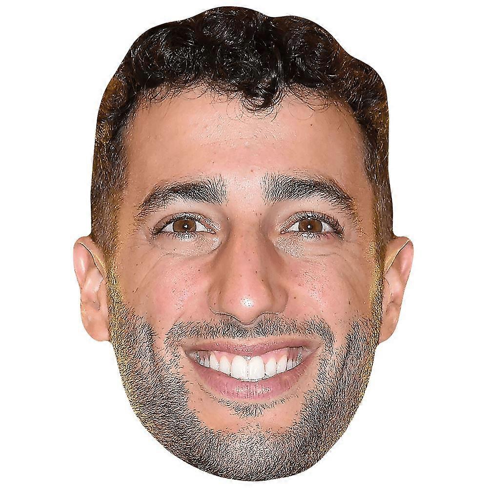 Daniel Ricciardo (Beard) Big Head. Larger than life mask.
