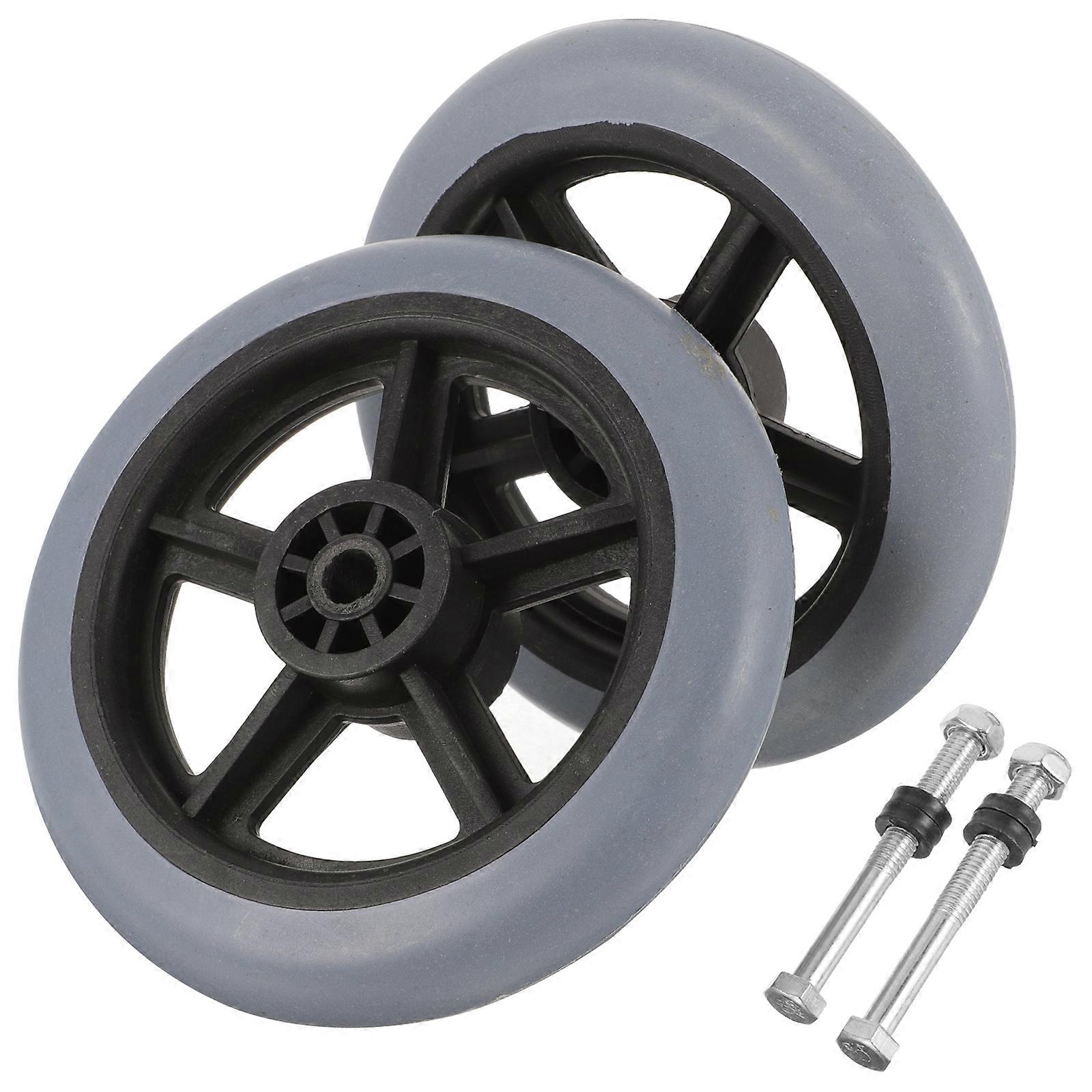 2 Stück Rollstuhlräder kleine Vorderräder Rollstuhl Vorderräder Rollstuhlzubehör