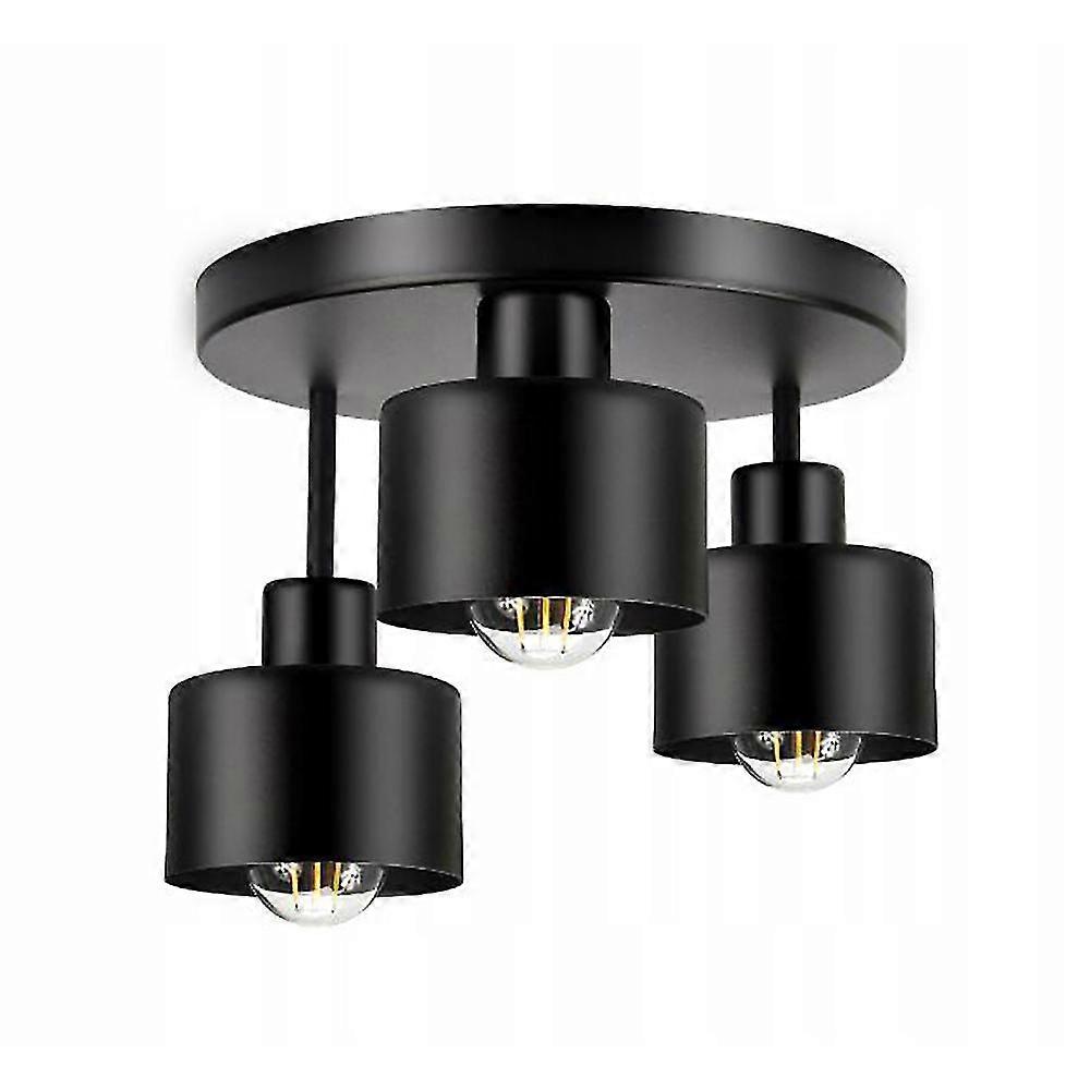 Black LED Pendant Ceiling Light 3xE27