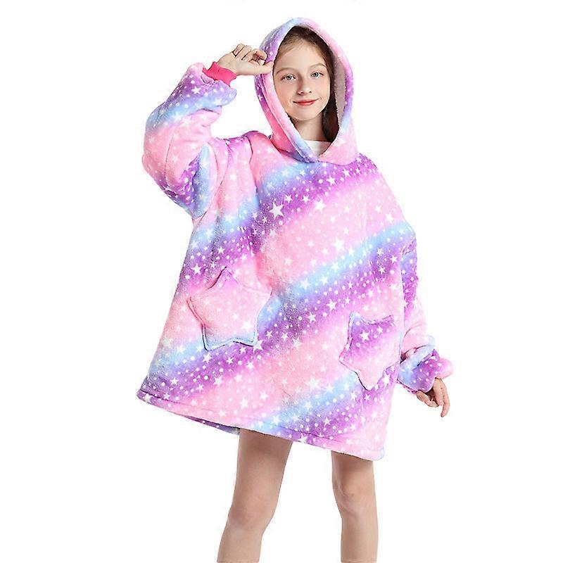 Felpa in pile felpa per bambini invernali Coperta Felpa con cappuccio animale caldo (D-583-A)