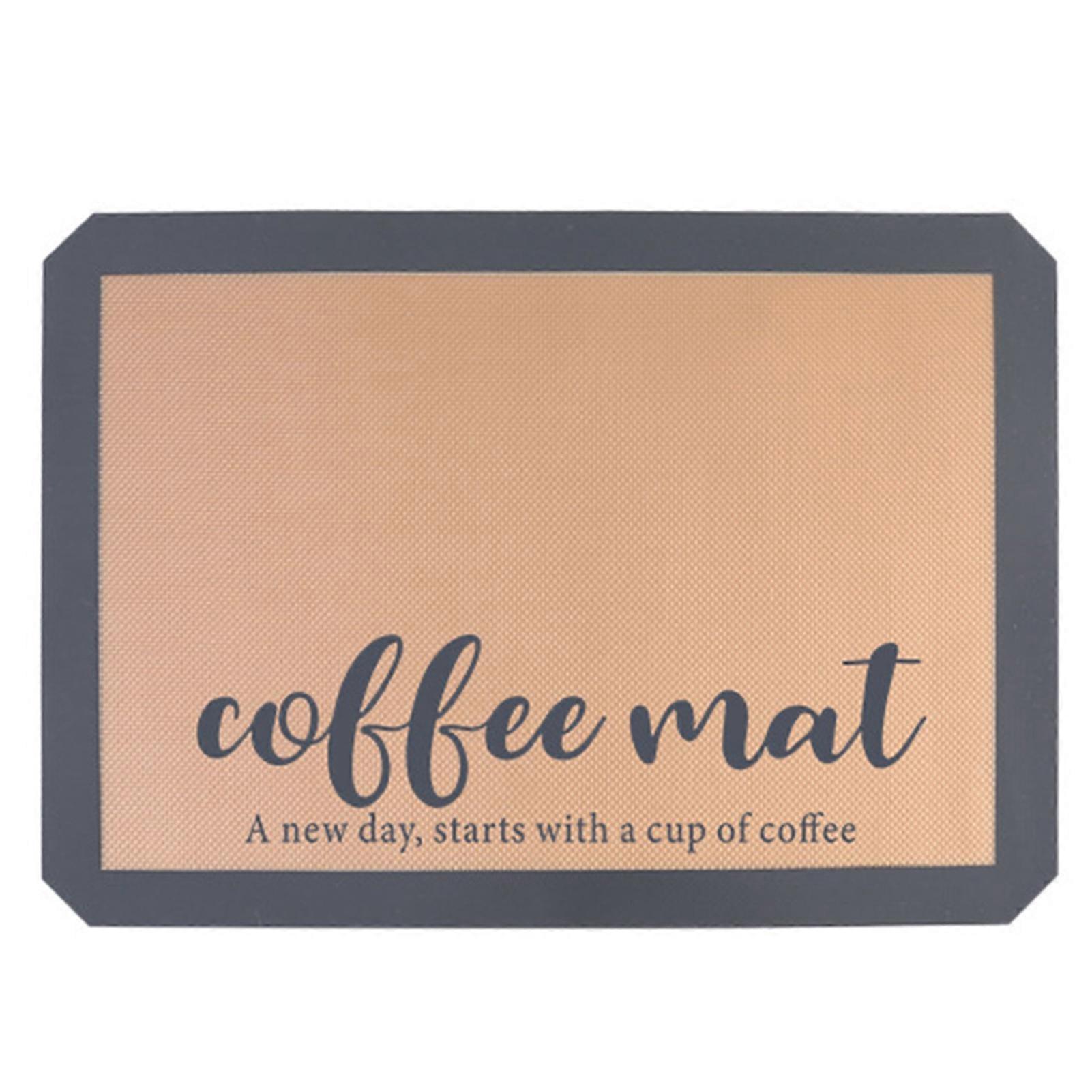 Coffee Table Mat Flexible Exquisite Pattern Waterproof Stain Resistant Scratch-proof Quick Dry Heat Insulation Dining Placemat Table Mat Coaster Kitch
