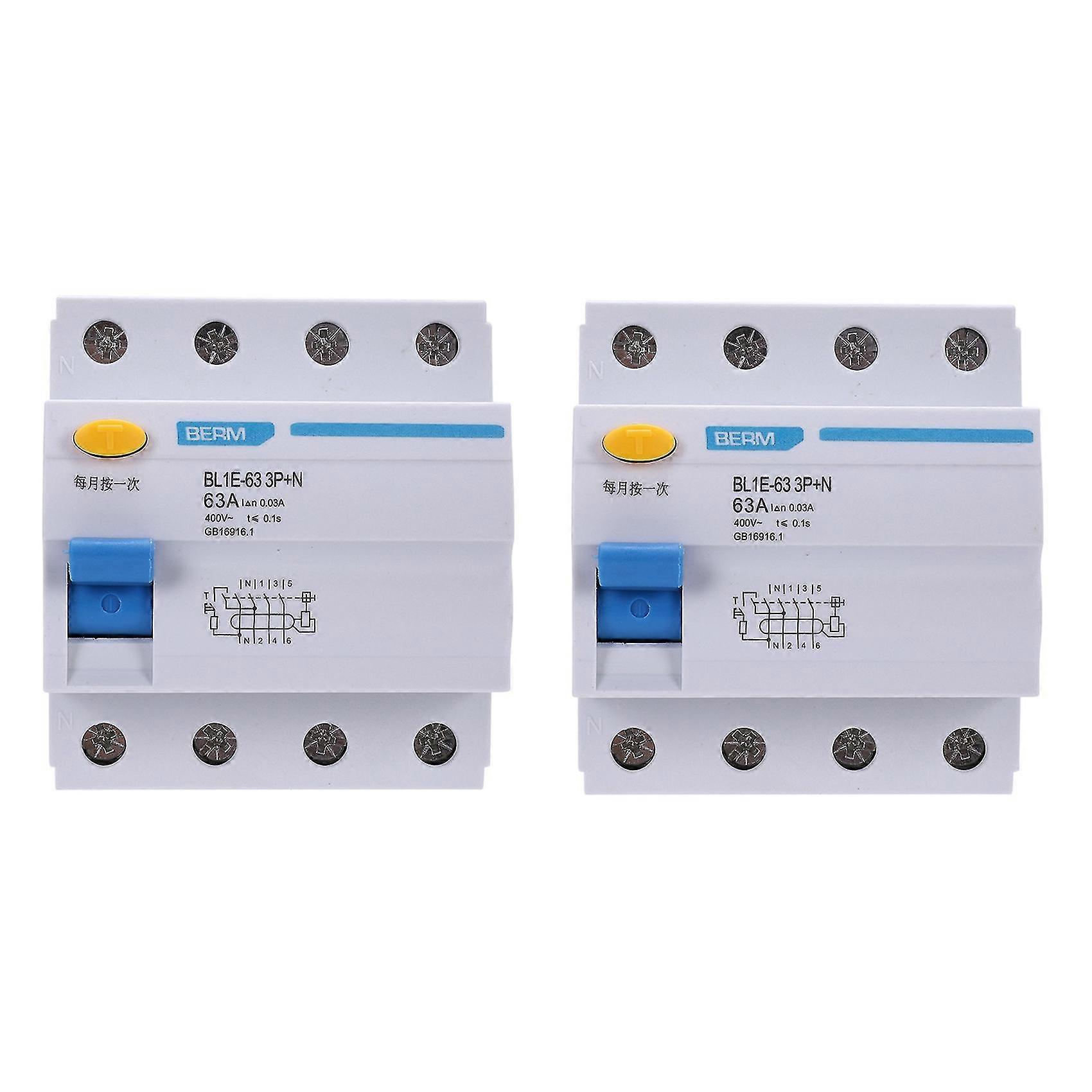 Bl1e-63 3p+n 63a Rccb Interruttore differenziale 400v 30ma