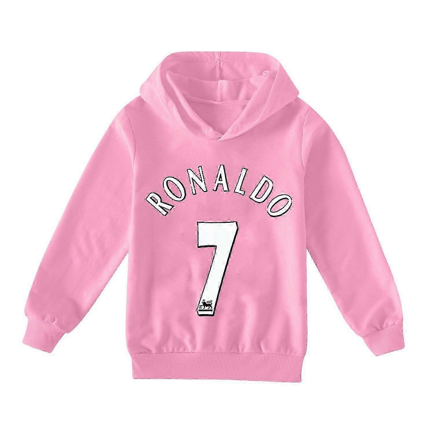 Cristiano Felpa con cappuccio No.7 Felpa con cappuccio da calcio Ragazze Ragazzi Felpa con cappuccio Pulr Top Bambini Adolescenti Dxyz-056