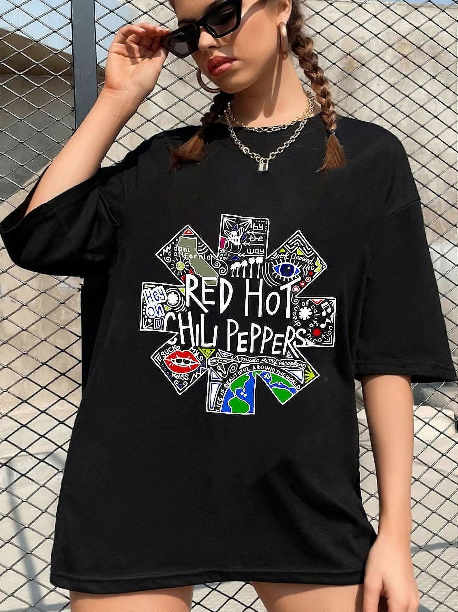 Red Hot Chili Peppers Shirt, RHCP Graphic Unisex Tee, Red Hot