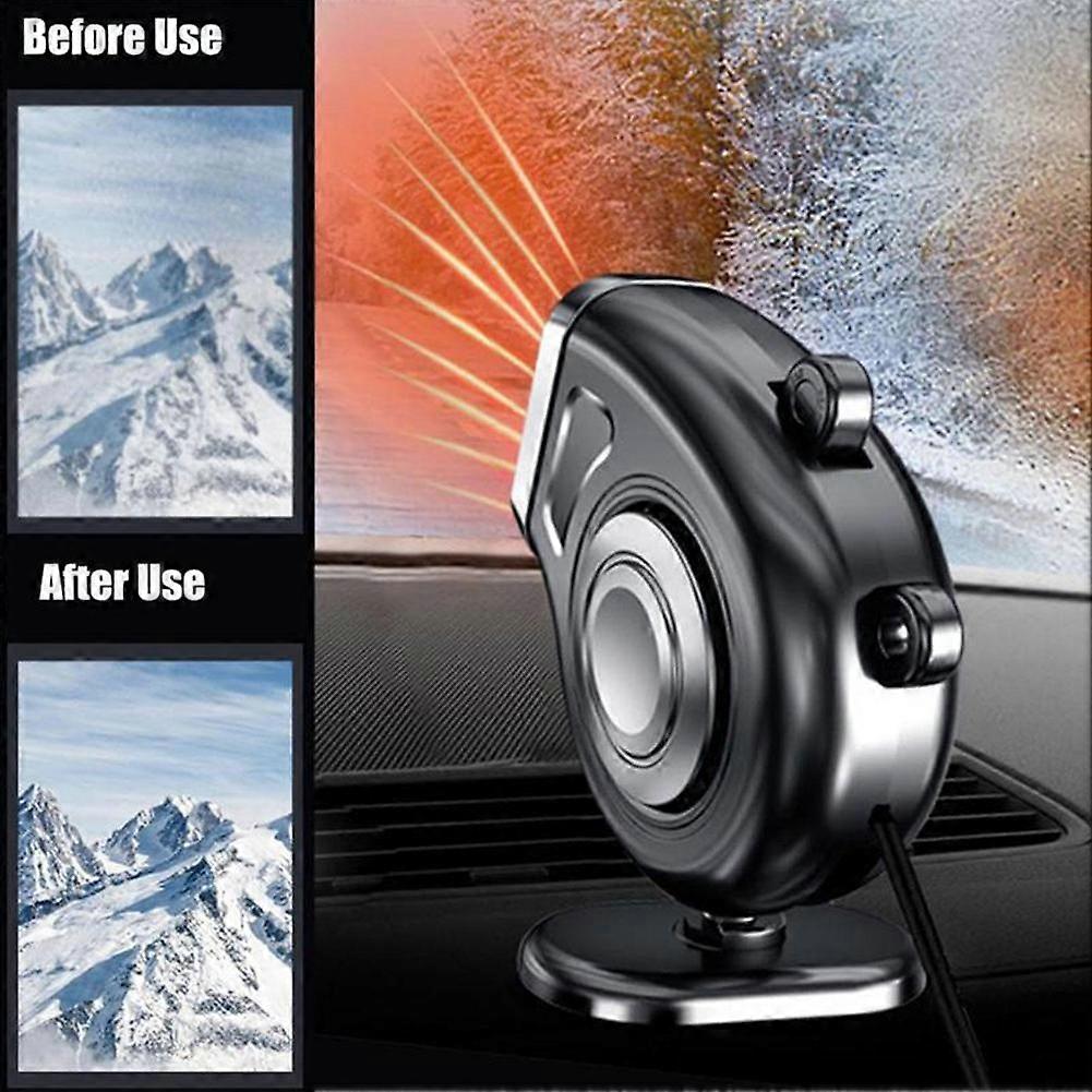 12V Car Heater Car Winter Heating 150W Defrosting Defogger 360 Degree Rotation